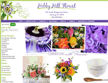 Tablet Screenshot of hobbyhillflorist.com